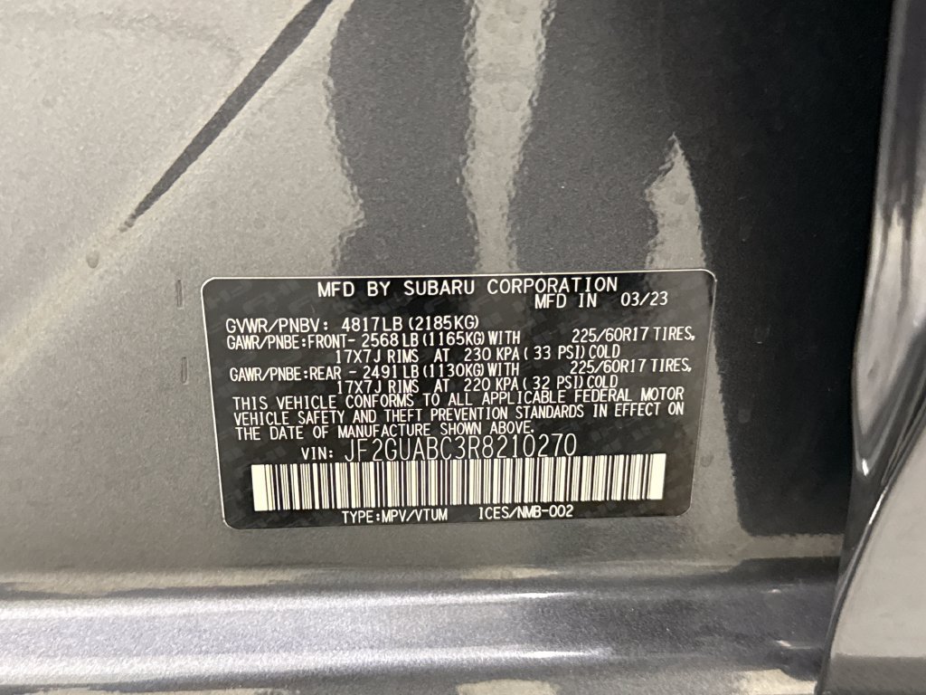 Certified 2024 Subaru Crosstrek 2.0i AWD/4WD image 29