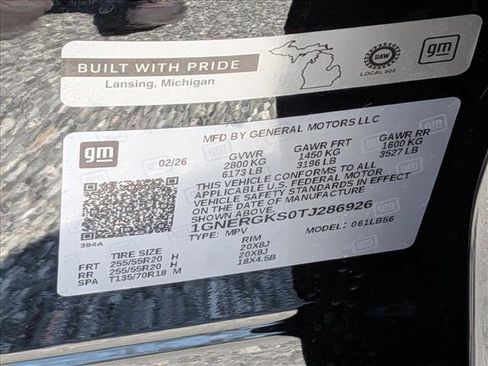 New 2026 Chevrolet Traverse LT w/ Sun and Wheel Package image 20