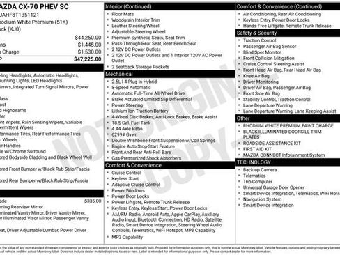 New 2026 MAZDA CX-70 SC AWD/4WD image 26