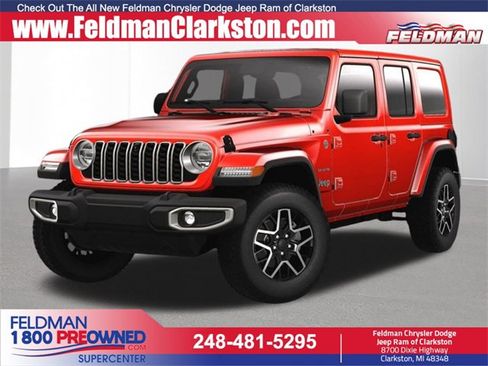 Used 2024 Jeep Wrangler Sahara w/ Technology Group image 1