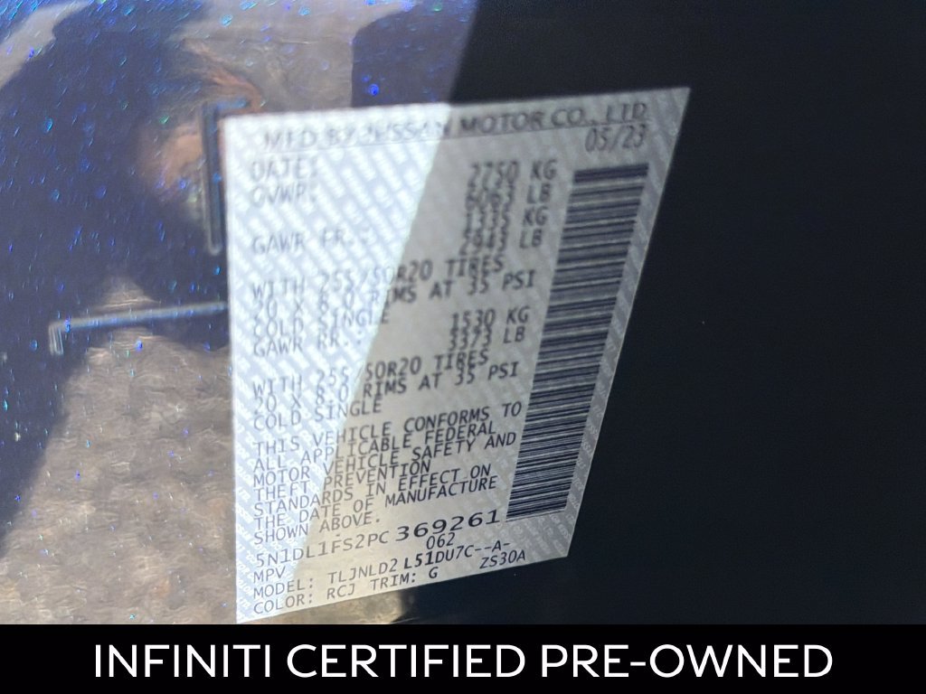 Certified 2023 INFINITI QX60 Luxe w/ Cargo Package AWD/4WD image 28