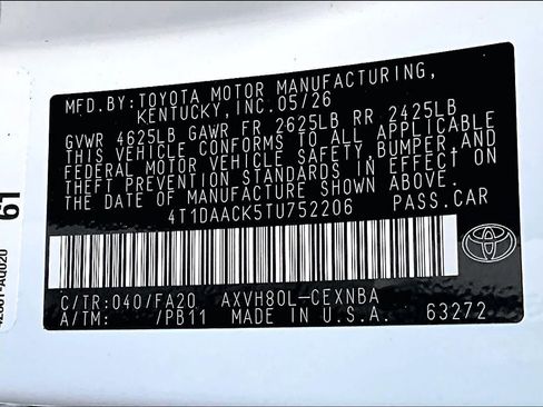 Certified 2026 Toyota Camry LE FWD image 34
