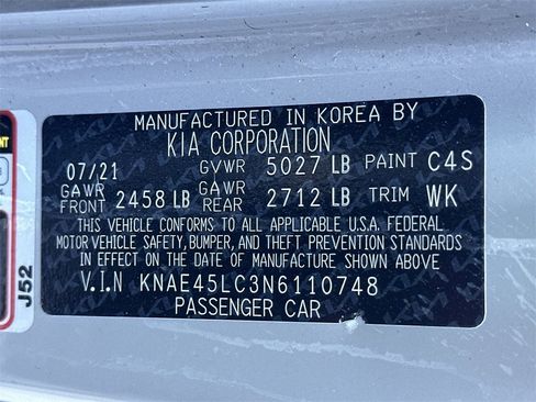 Used 2022 Kia Stinger GT1 w/ Red Interior Color Package image 37