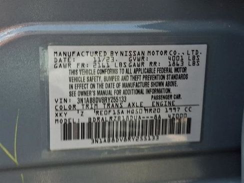 Certified 2024 Nissan Sentra SR FWD image 27