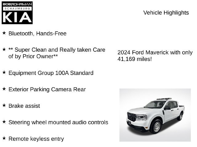 Used 2024 Ford Maverick XL w/ Equipment Group 100A Standard AWD/4WD image 7