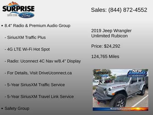 Used 2019 Jeep Wrangler Unlimited Rubicon AWD/4WD image 18