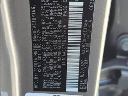 New 2026 Toyota Camry SE FWD image 24
