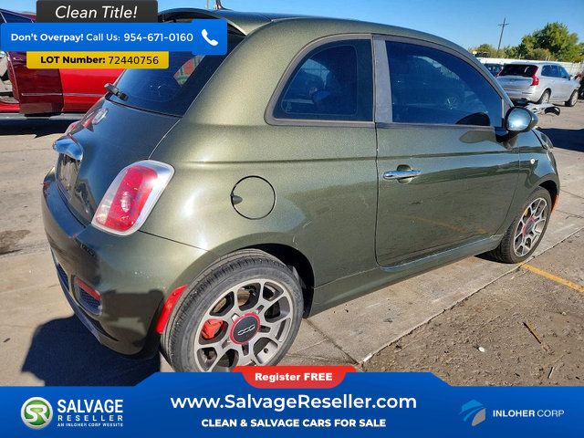 Used 2012 FIAT 500 Sport w/ Safety & Convenience Pkg FWD image 4