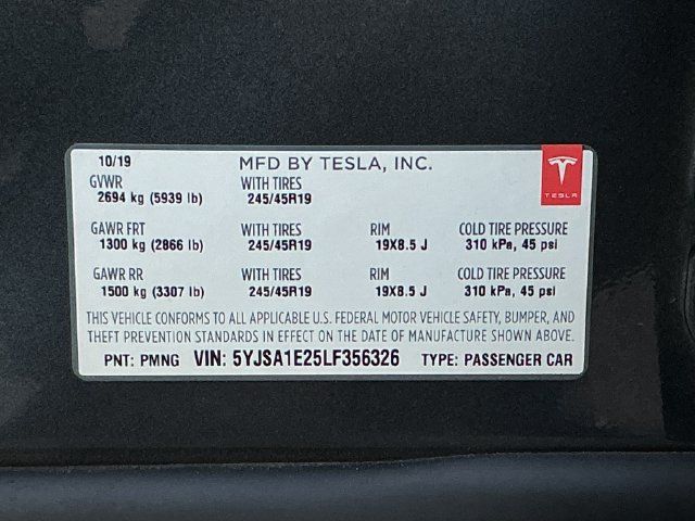 Used 2020 Tesla Model S Long Range AWD/4WD image 31