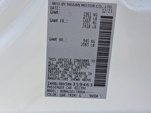 Certified 2024 Nissan Altima 2.5 S FWD image 29