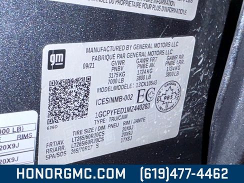 Used 2021 Chevrolet Silverado 1500 LT Trail Boss w/ Bed Protection Package image 33