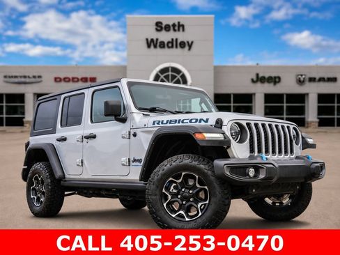 Used 2023 Jeep Wrangler Unlimited Rubicon 4xe w/ Cold Weather Group AWD/4WD image 1