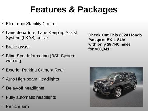 Certified 2024 Honda Passport EX-L image 20