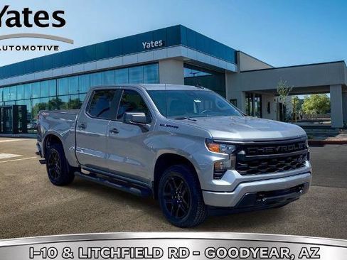 Used 2026 Chevrolet Silverado 1500 Custom w/ Turbomax Blackout Package AWD/4WD image 1