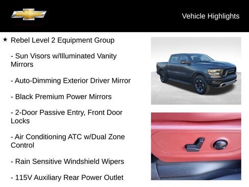 Used 2022 RAM 1500 Rebel w/ Rebel Level 2 Equipment Group image 18