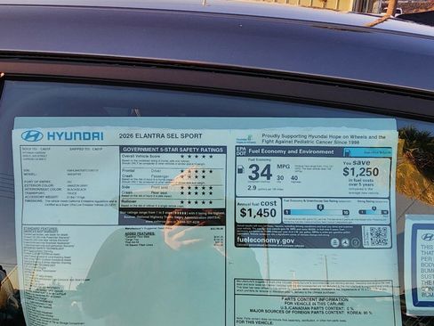 New 2026 Hyundai Elantra Sport image 24