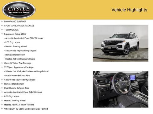 Used 2023 Ford Explorer XLT w/ Equipment Group 202A AWD/4WD image 3