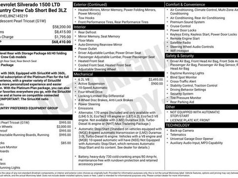 Used 2022 Chevrolet Silverado 1500 High Country AWD/4WD image 14