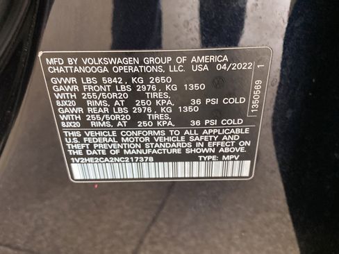 Used 2022 Volkswagen Atlas Cross Sport SE AWD/4WD image 27