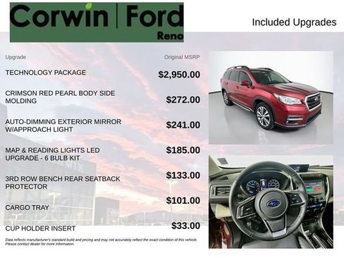 Used 2021 Subaru Ascent Limited w/ Technology Package AWD/4WD image 3