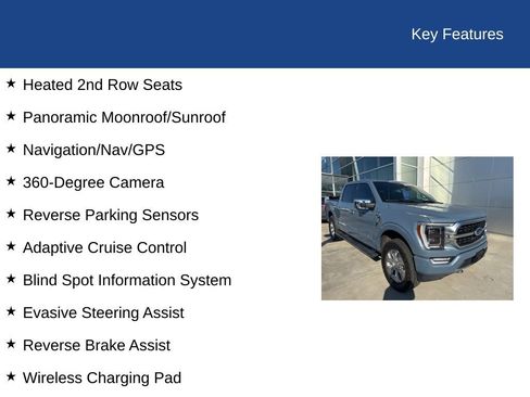 Certified 2023 Ford F150 Platinum w/ Equipment Group 701A High image 38