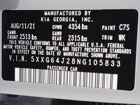 Used 2022 Kia K5 GT-Line w/ GT-Line FWD Premium Package image 53