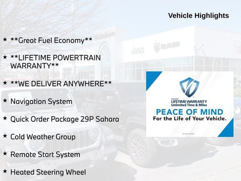 Used 2023 Jeep Wrangler Unlimited Sahara w/ Cold Weather Group image 5