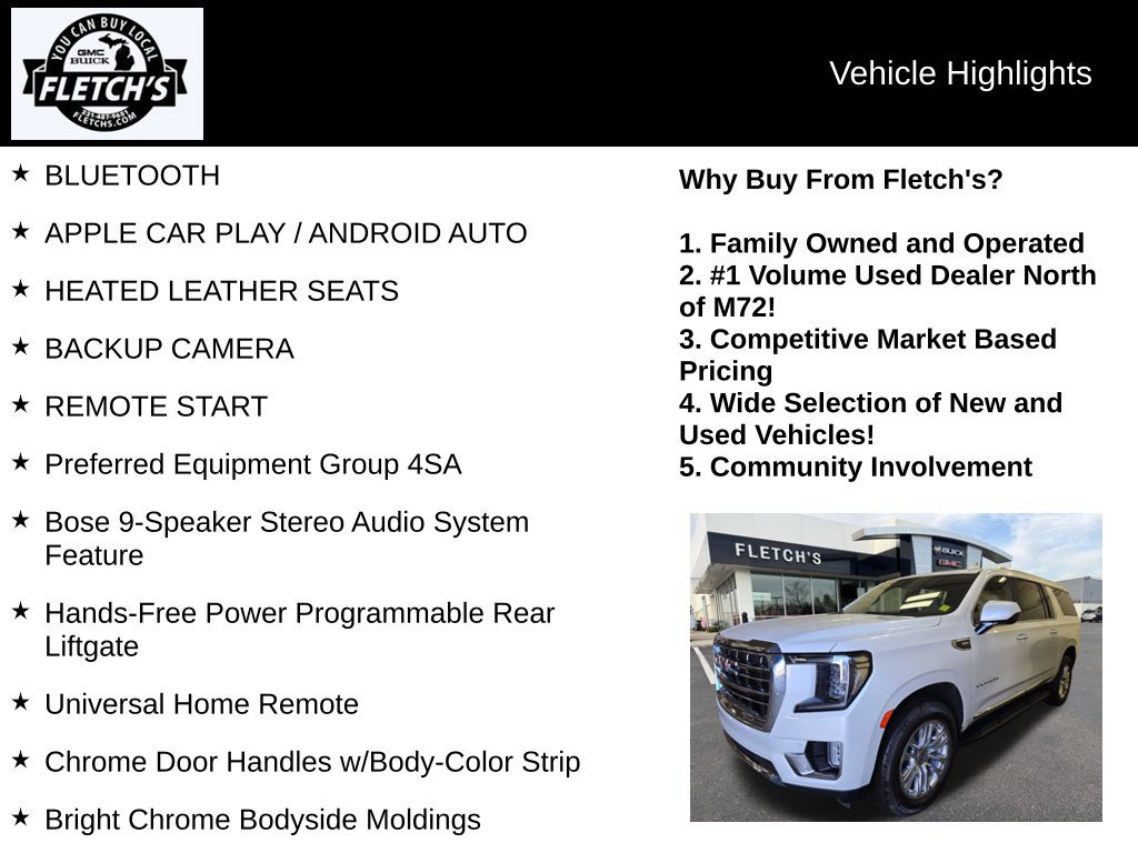 Used 2023 GMC Yukon XL SLT AWD/4WD image 2