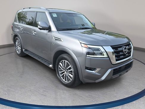 Used 2021 Nissan Armada SL w/ Captain's Chairs Package image 3