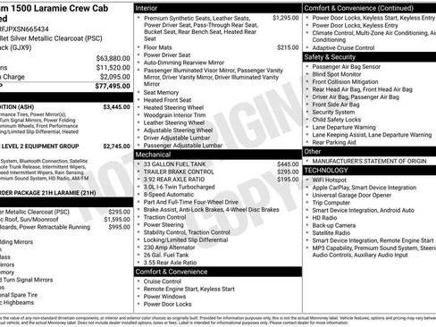 Certified 2025 RAM 1500 Laramie w/ Night Edition AWD/4WD image 48