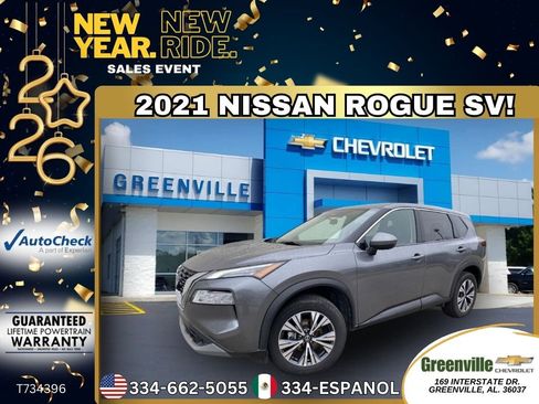 Used 2021 Nissan Rogue SV image 1