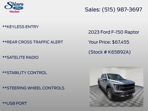 Used 2023 Ford F150 Raptor AWD/4WD image 26