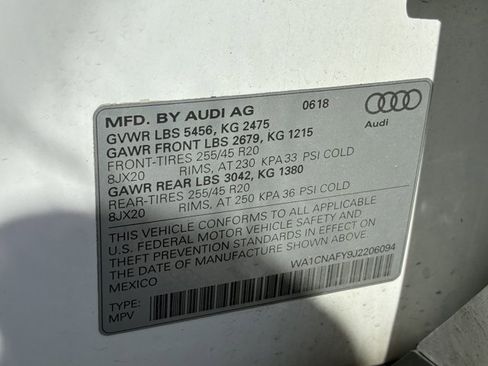 Used 2018 Audi Q5 Prestige w/ Prestige Package image 15