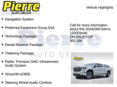 Used 2024 GMC Sierra 1500 Denali w/ Denali Reserve Package AWD/4WD image 7