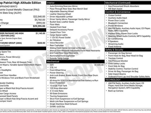 Used 2017 Jeep Patriot High Altitude FWD image 4