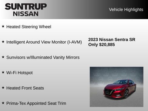 Used 2023 Nissan Sentra SR w/ SR Premium Package FWD image 21