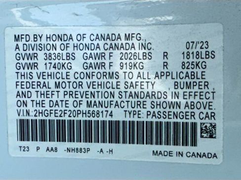 Used 2023 Honda Civic LX image 17