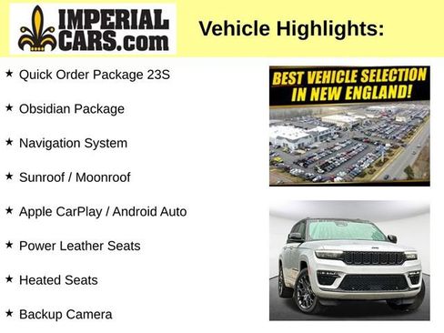 Used 2025 Jeep Grand Cherokee Summit w/ Obsidian Package AWD/4WD image 8