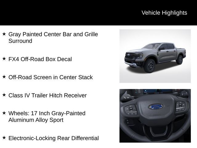 New 2026 Ford Ranger XLT w/ Equipment Group 301A High AWD/4WD image 14