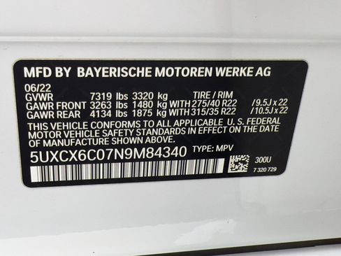 Used 2022 BMW X7 M50i AWD/4WD image 19