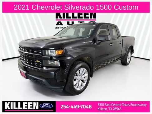 Used 2021 Chevrolet Silverado 1500 Custom RWD image 1