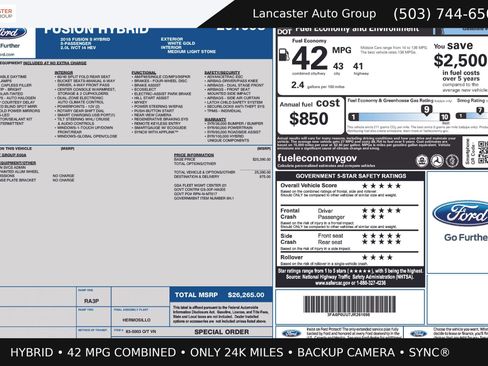Used 2018 Ford Fusion S FWD image 2