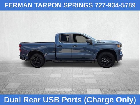 Certified 2024 Chevrolet Silverado 1500 Custom w/ Turbomax Blackout Package RWD image 14