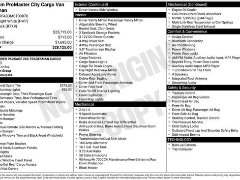 Used 2021 RAM ProMaster City Tradesman FWD image 15