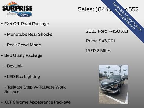 Used 2023 Ford F150 XLT w/ Equipment Group 302A High AWD/4WD image 18