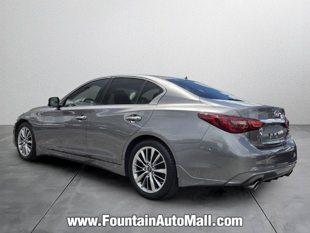 Used 2023 INFINITI Q50 Luxe w/ Cargo Package RWD image 3