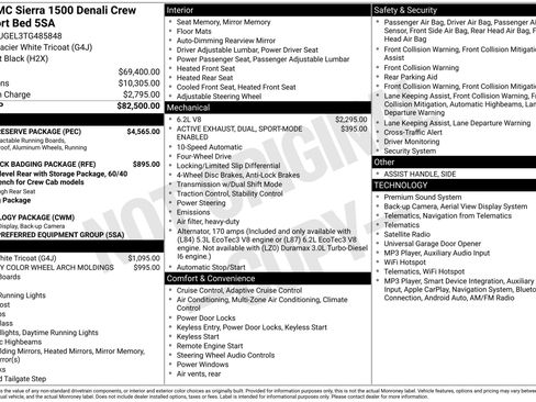 New 2026 GMC Sierra 1500 Denali w/ Denali Reserve Package AWD/4WD image 46
