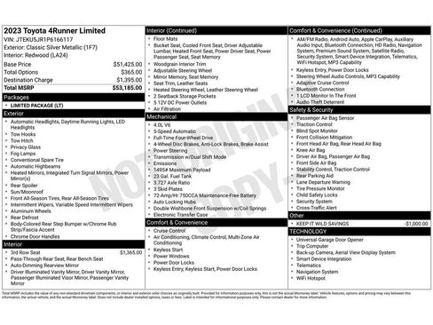 Used 2023 Toyota 4Runner Limited image 4