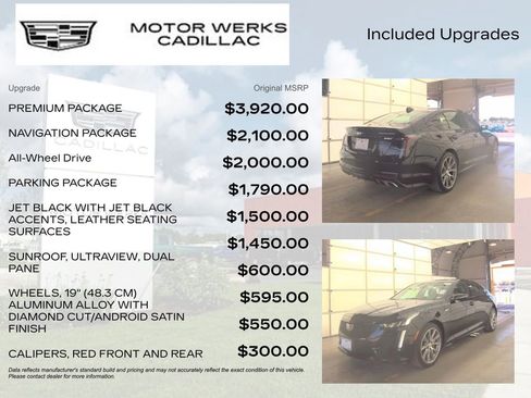 Used 2023 Cadillac CT5 V w/ Premium Package AWD/4WD image 8