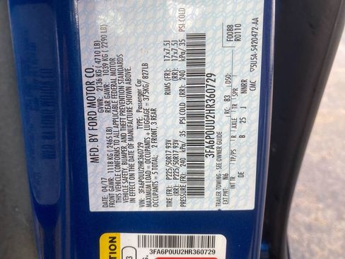 Used 2017 Ford Fusion S image 32